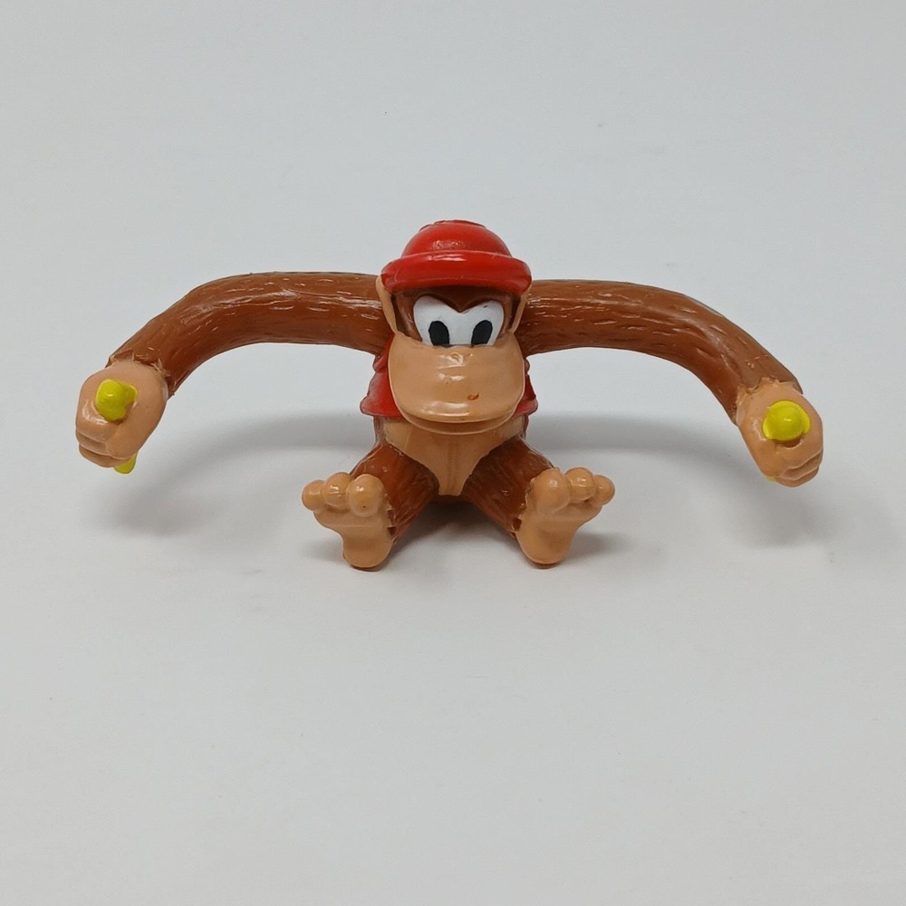 Burger King 2002 Nintendo Superstars Diddy Kong Toy Mini PVC Figure - 1.25" Tall